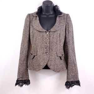 Rebecca Taylor Herringbone Blazer